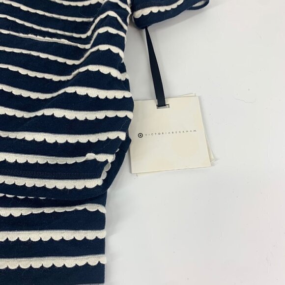 NWT Victoria Beckham for Target Baby Girl Set Bumblebee Colar Stripe Size 6M - Picture 3 of 6
